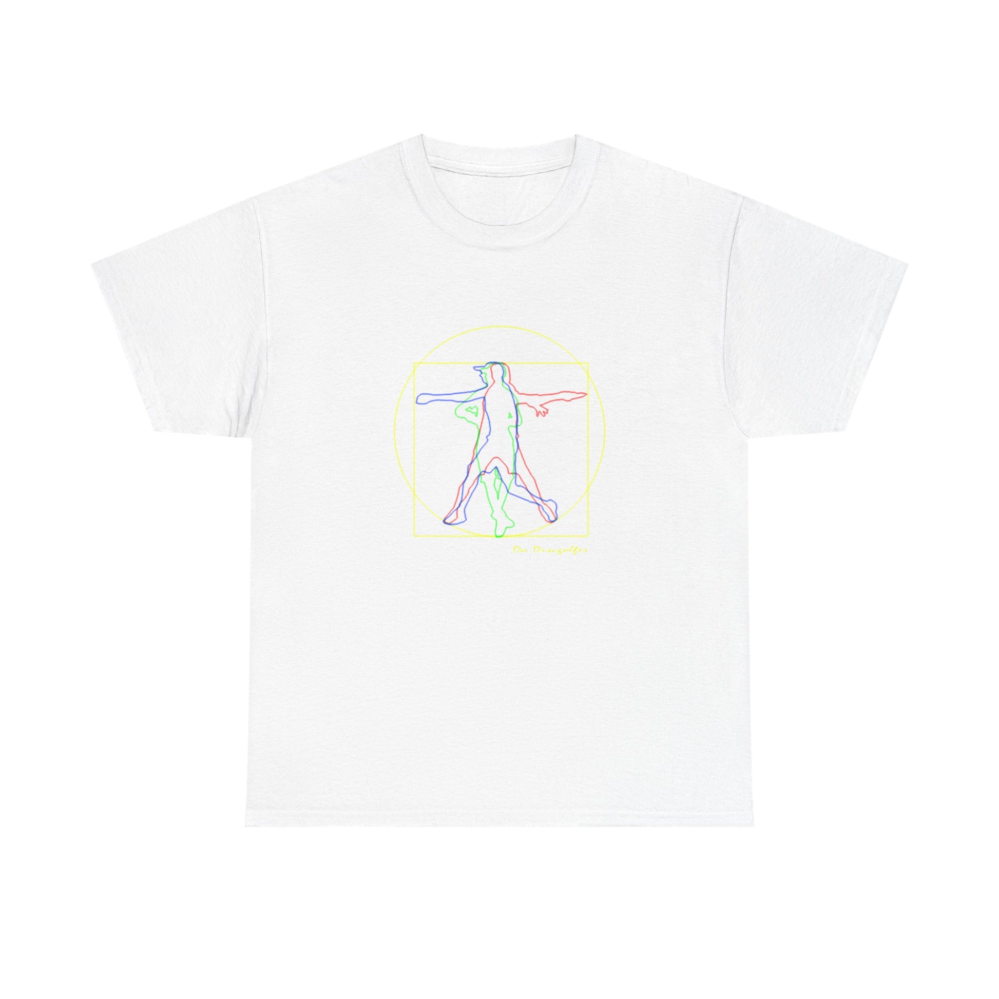 T-shirt Vitruvian Discgolfer