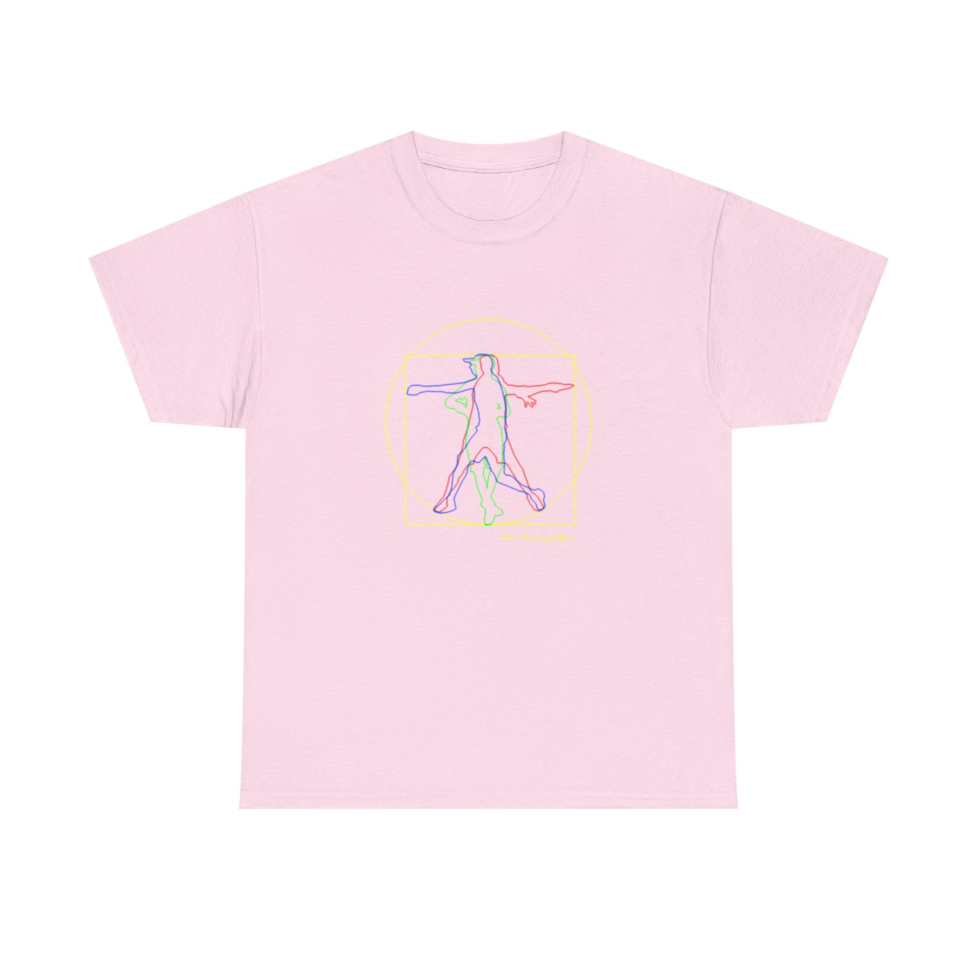 T-shirt Vitruvian Discgolfer