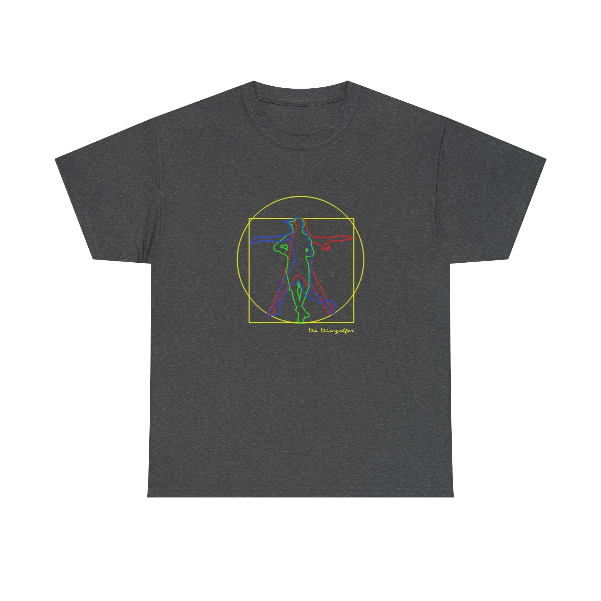 T-shirt Vitruvian Discgolfer
