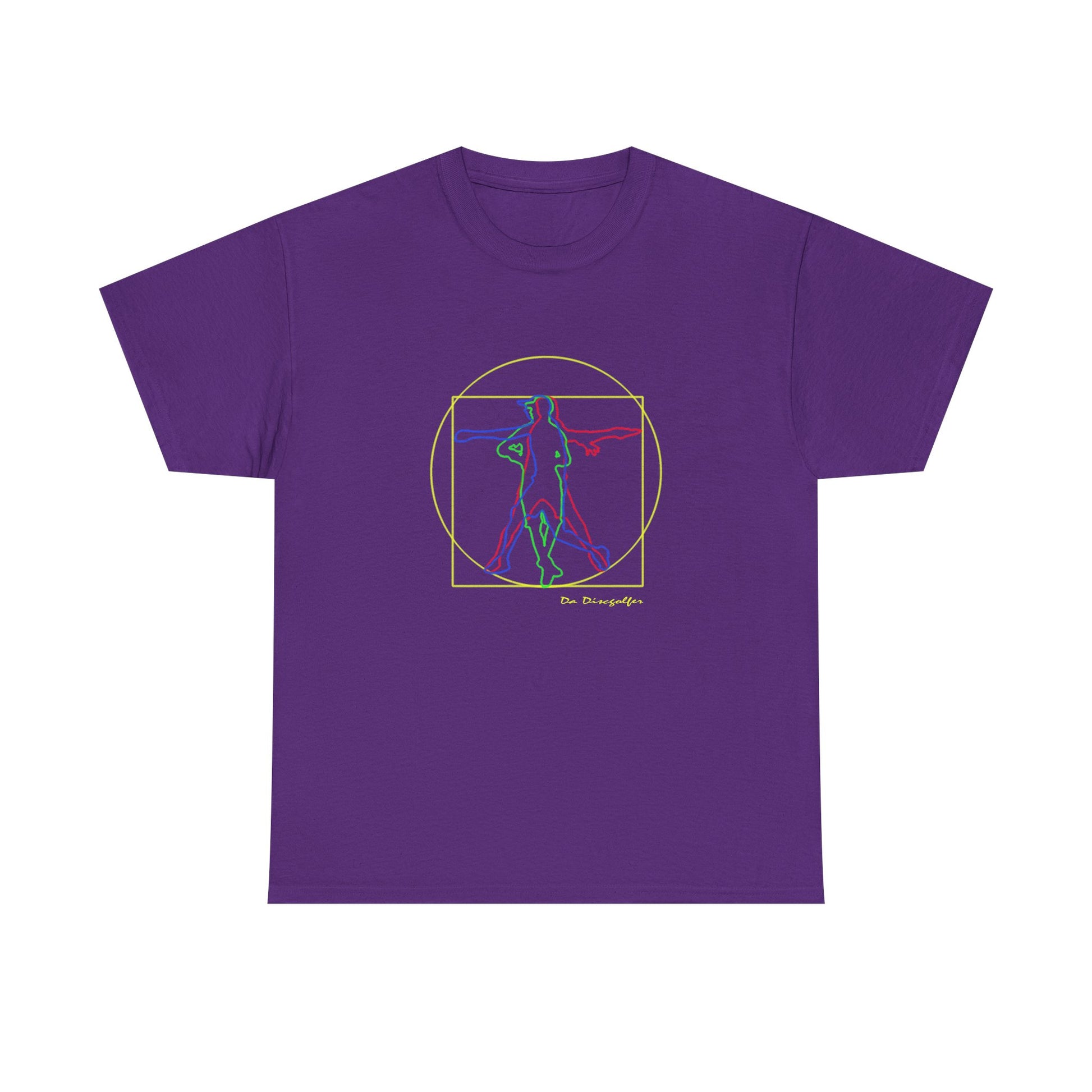 T-shirt Vitruvian Discgolfer