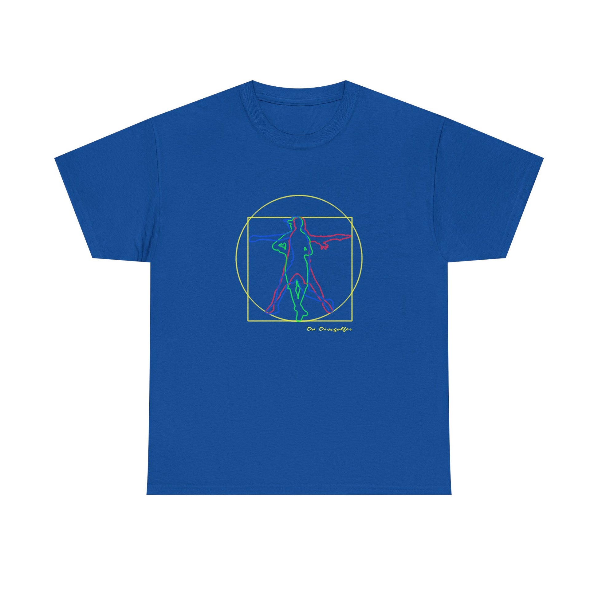 T-shirt Vitruvian Discgolfer