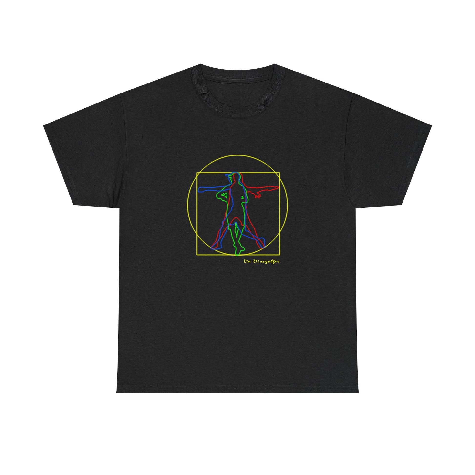 T-shirt Vitruvian Discgolfer